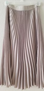 NWT H&M Taupe Pleated Skirt